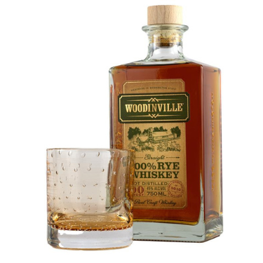 Woodinville glassybaby Rocker Glass & 100% Rye Bundle