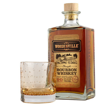Woodinville glassybaby Rocker Glass & Bourbon Bundle