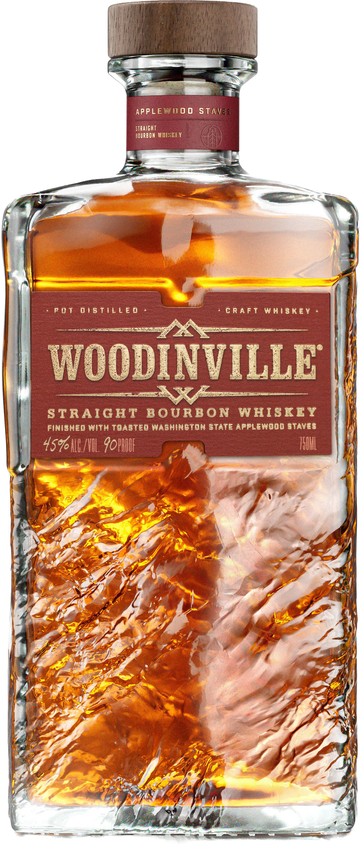 Straight Bourbon Whiskey, Finished with Toasted Applewood Staves