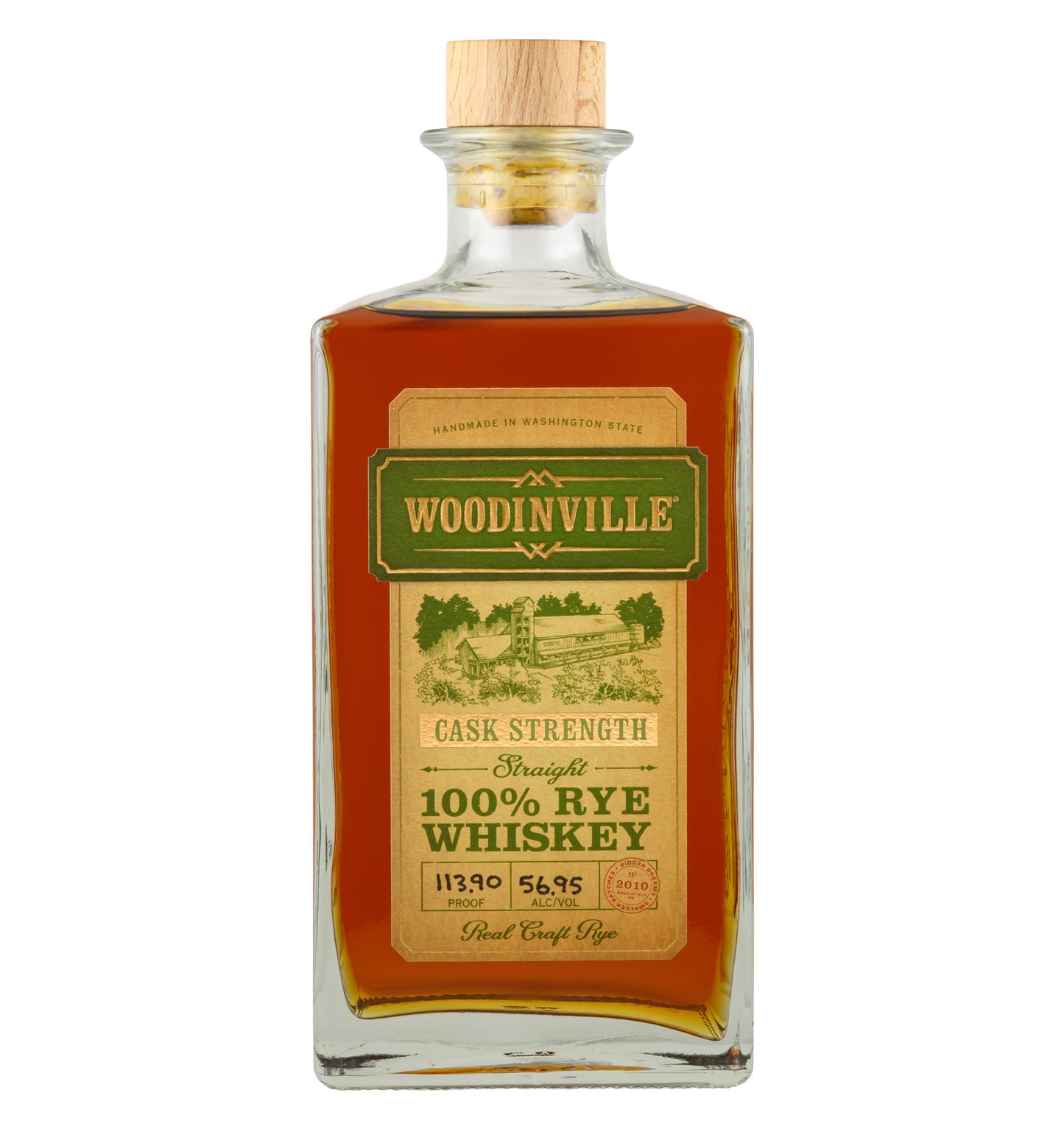 Cask Strength Straight 100% Rye Whiskey