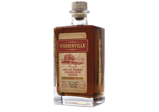 Straight Rye Whiskey, Finished with Toasted Applewood Staves