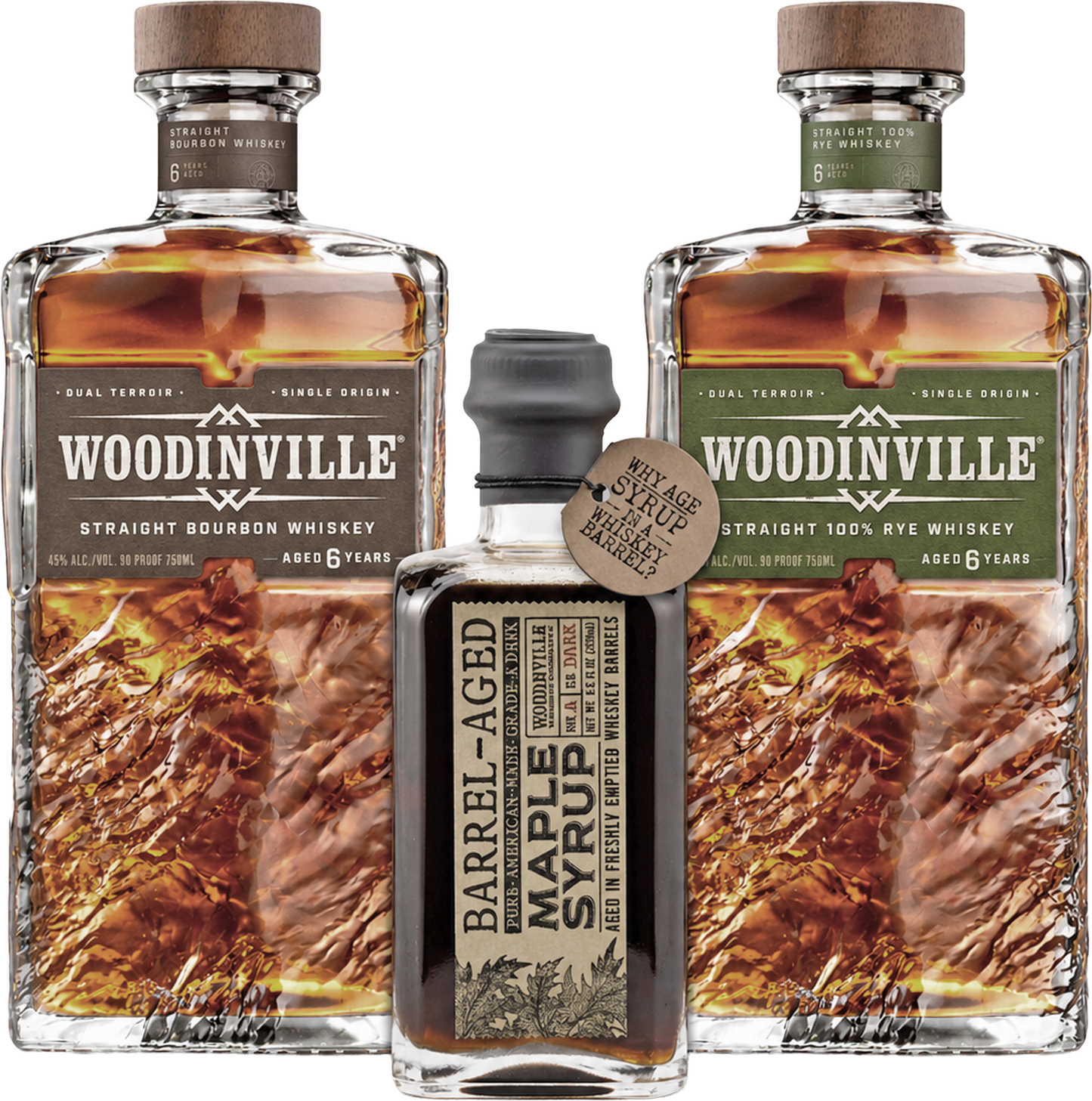 Woodinville Bourbon, Rye and Syrup Bundle
