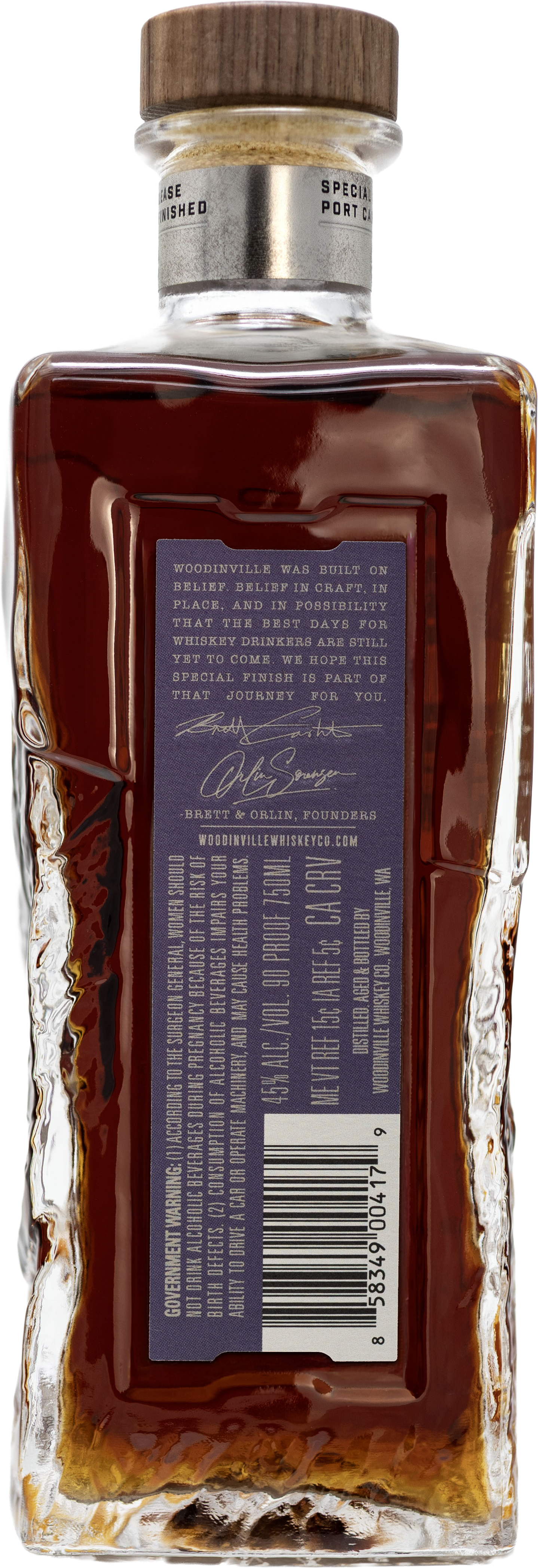 Straight Bourbon Whiskey Finished in Port Barrels 90 Proof