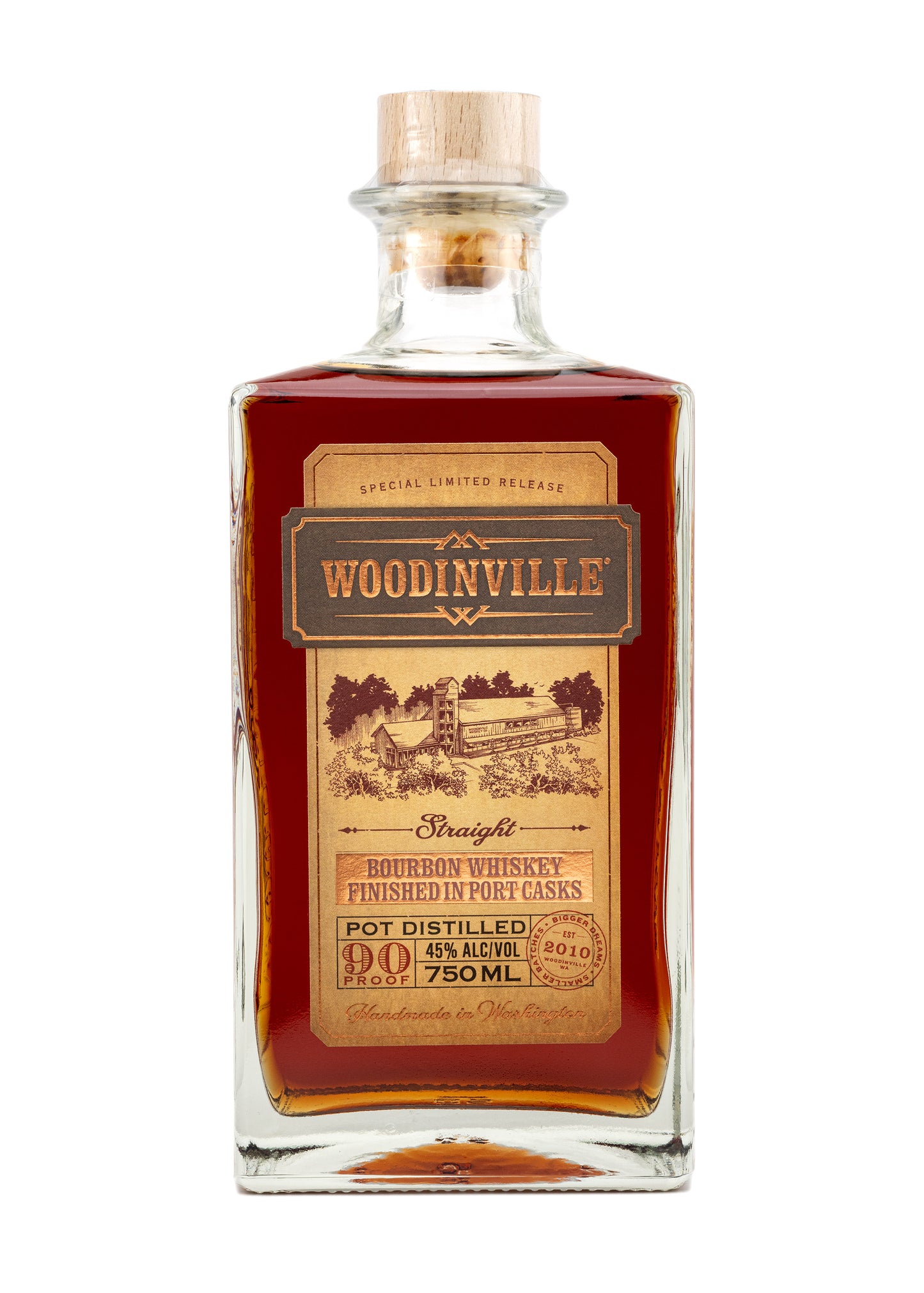 Straight Bourbon Whiskey Finished in Port Barrels