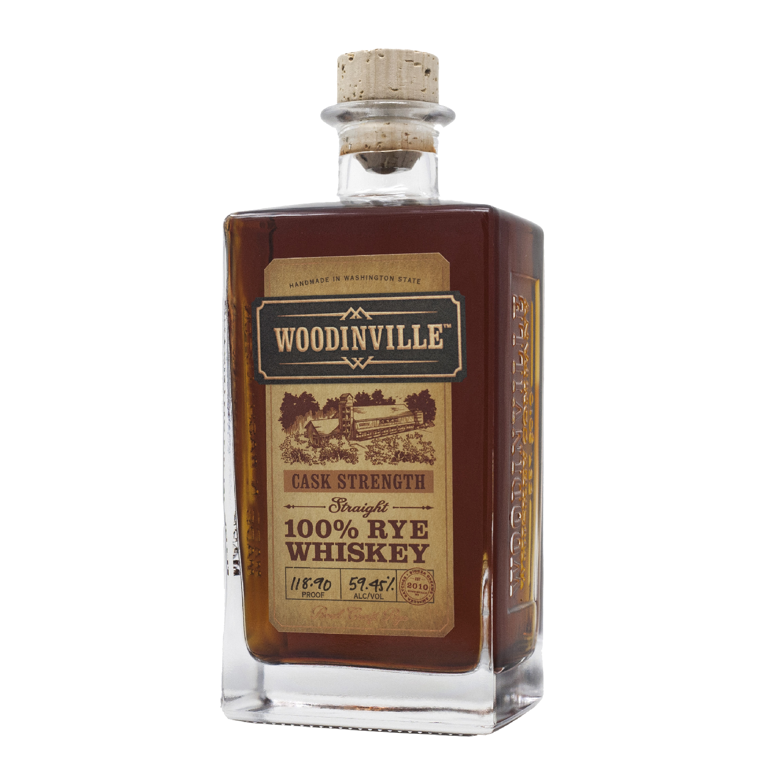 CASK STRENGTH STRAIGHT RYE WHISKEY Woodinville Whiskey Co.